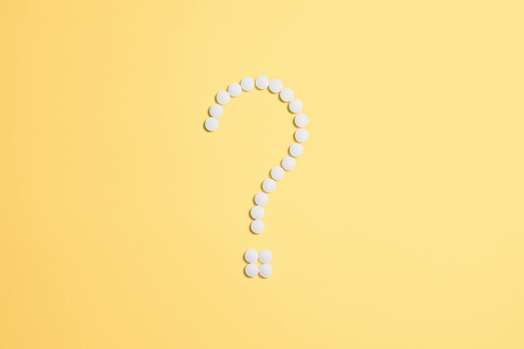 A question mark