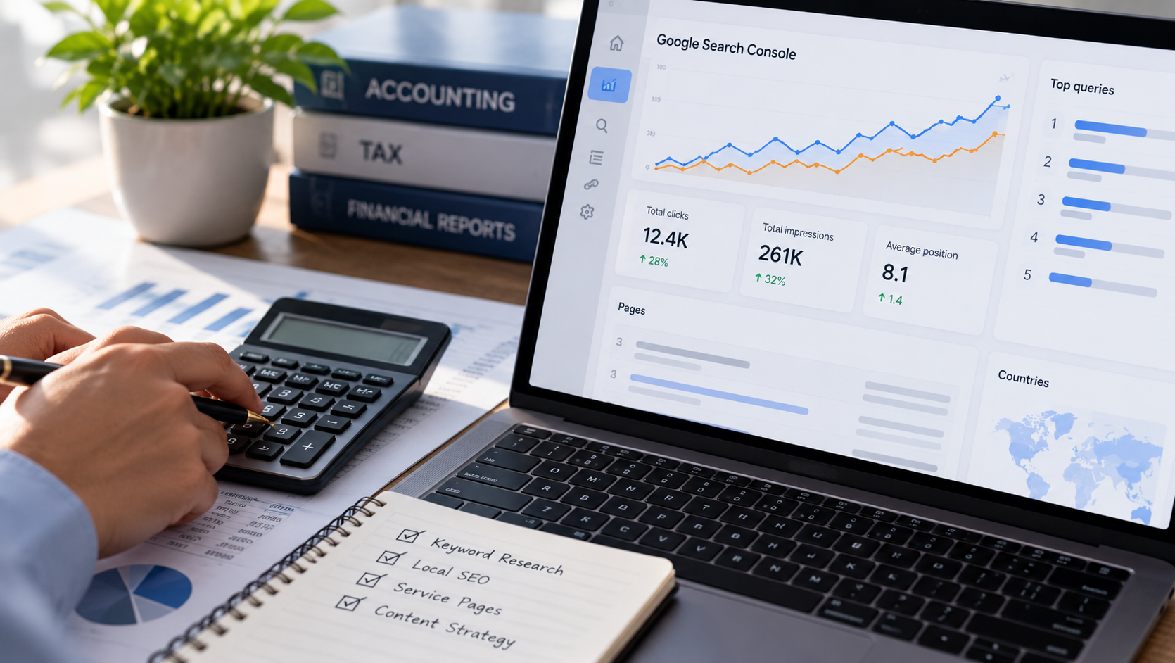 SEO Accounting Analytics Workspace